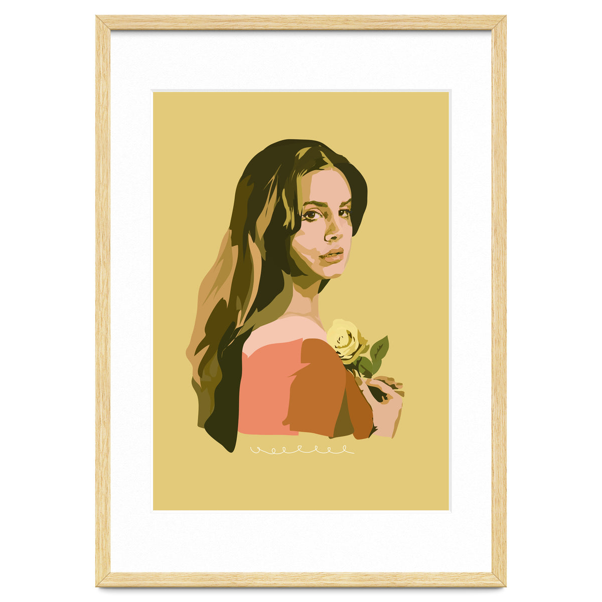 Lana Del Rey With Rose