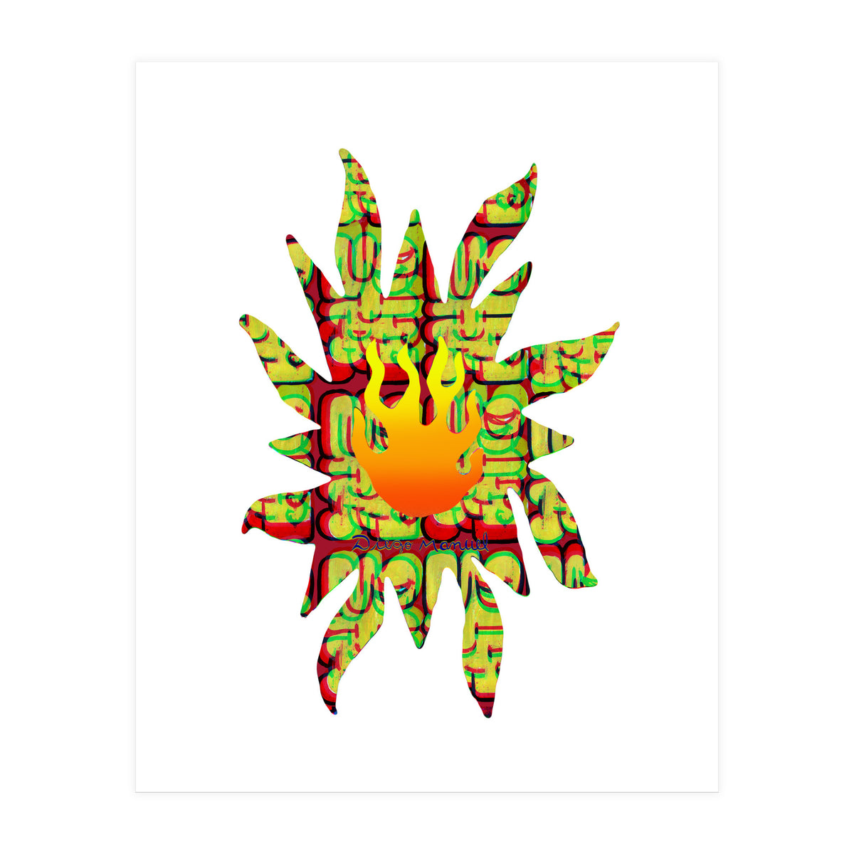 Fuego 20 Copia (Print Only)