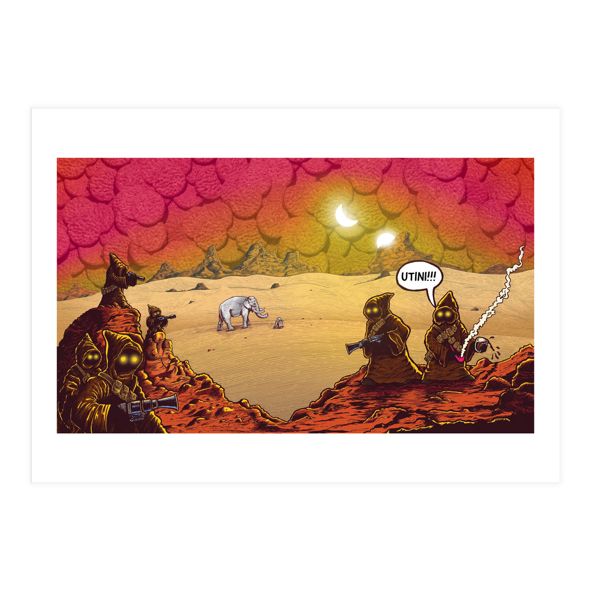 HOBi-wan keNOBi Chocolate Hob Nob Imperial Stout (Print Only)