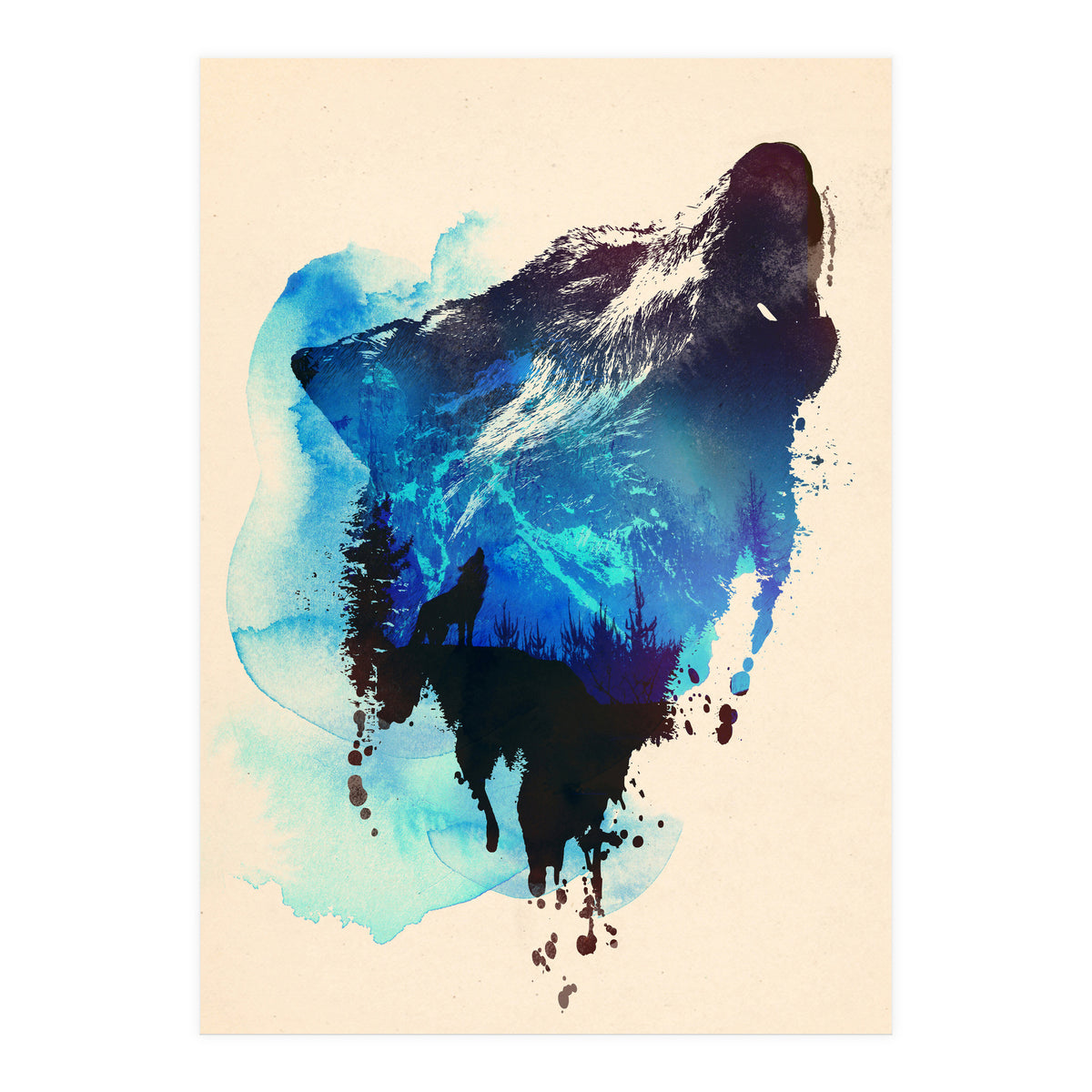 Alone As A Wolf (Print Only)