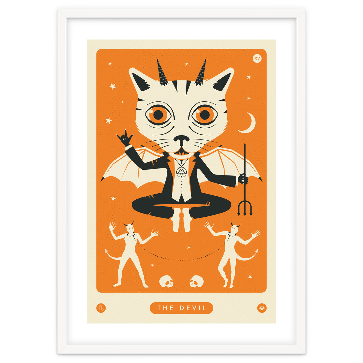 TAROT CARD CAT: THE DEVIL