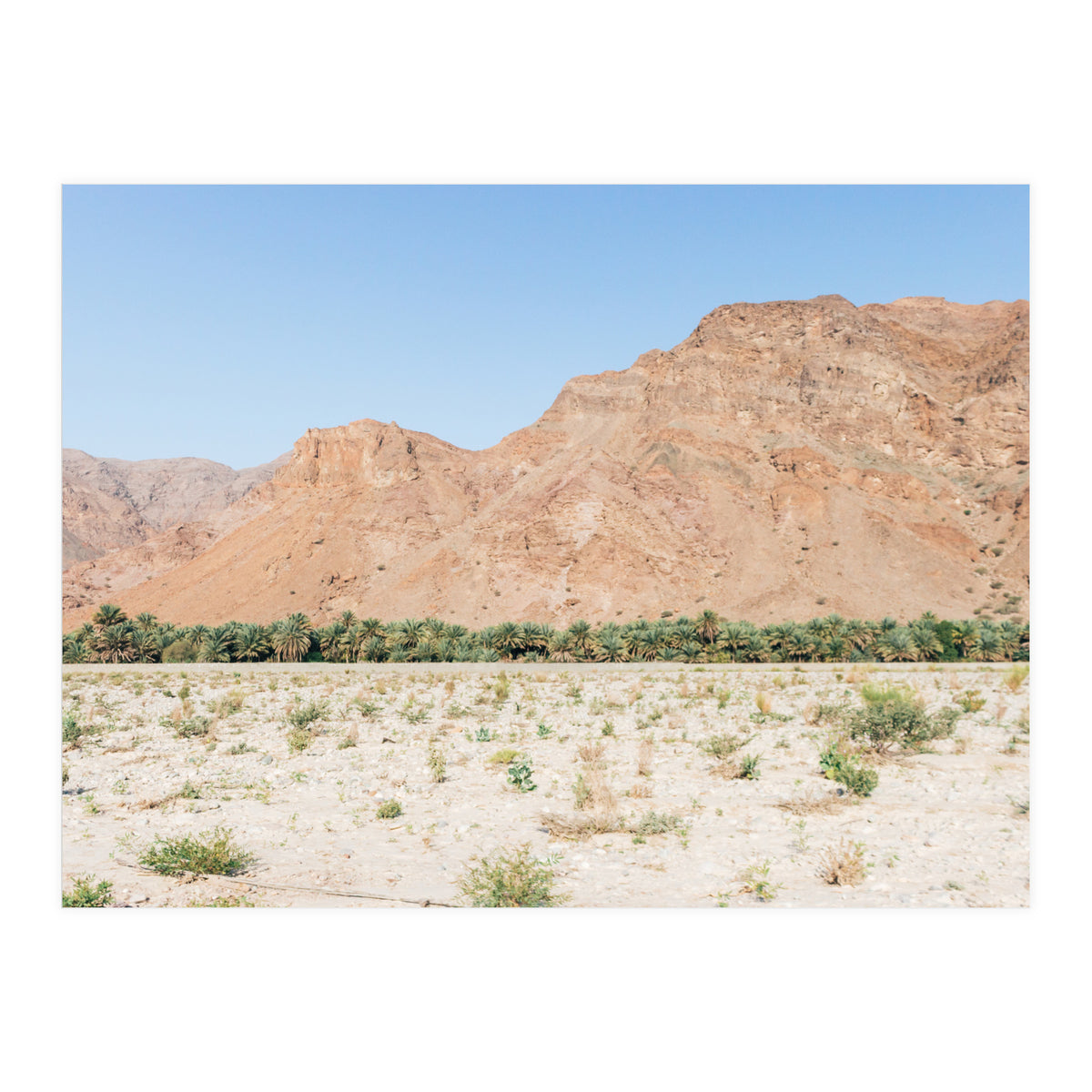 Middle East Desert Road (Print Only)