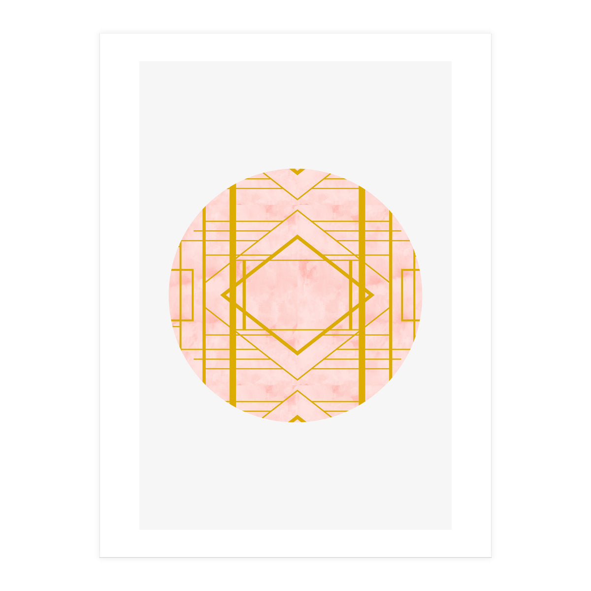 Art Deco Blush (Print Only)