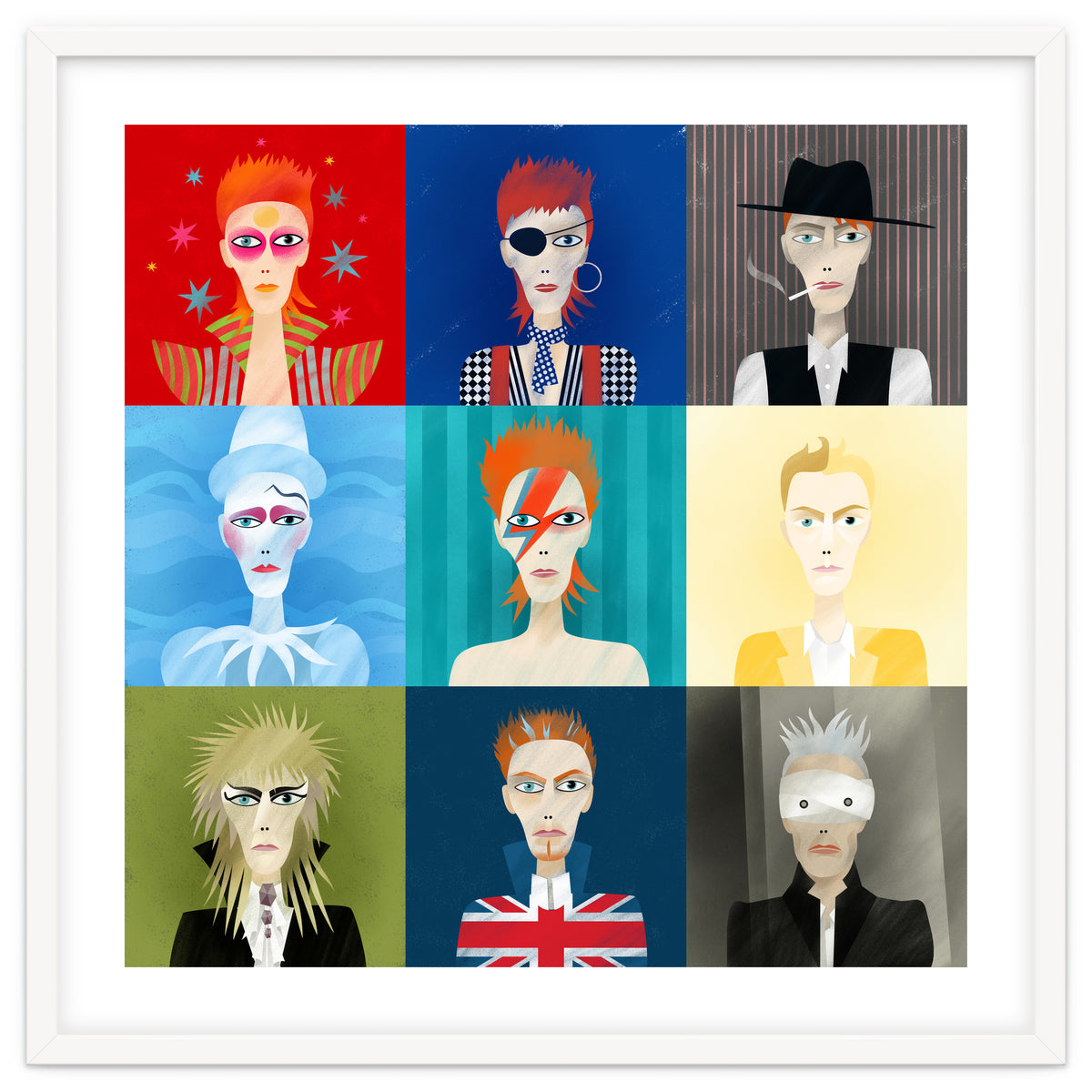 9 Portraits Of David Bowie