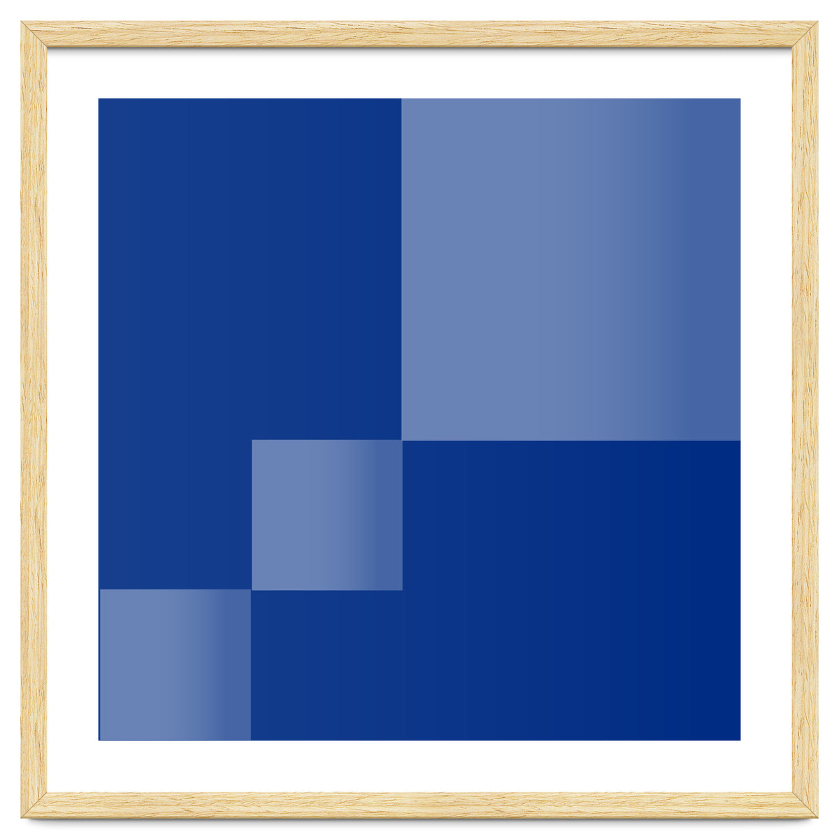 Blue coast | Abstract minimal