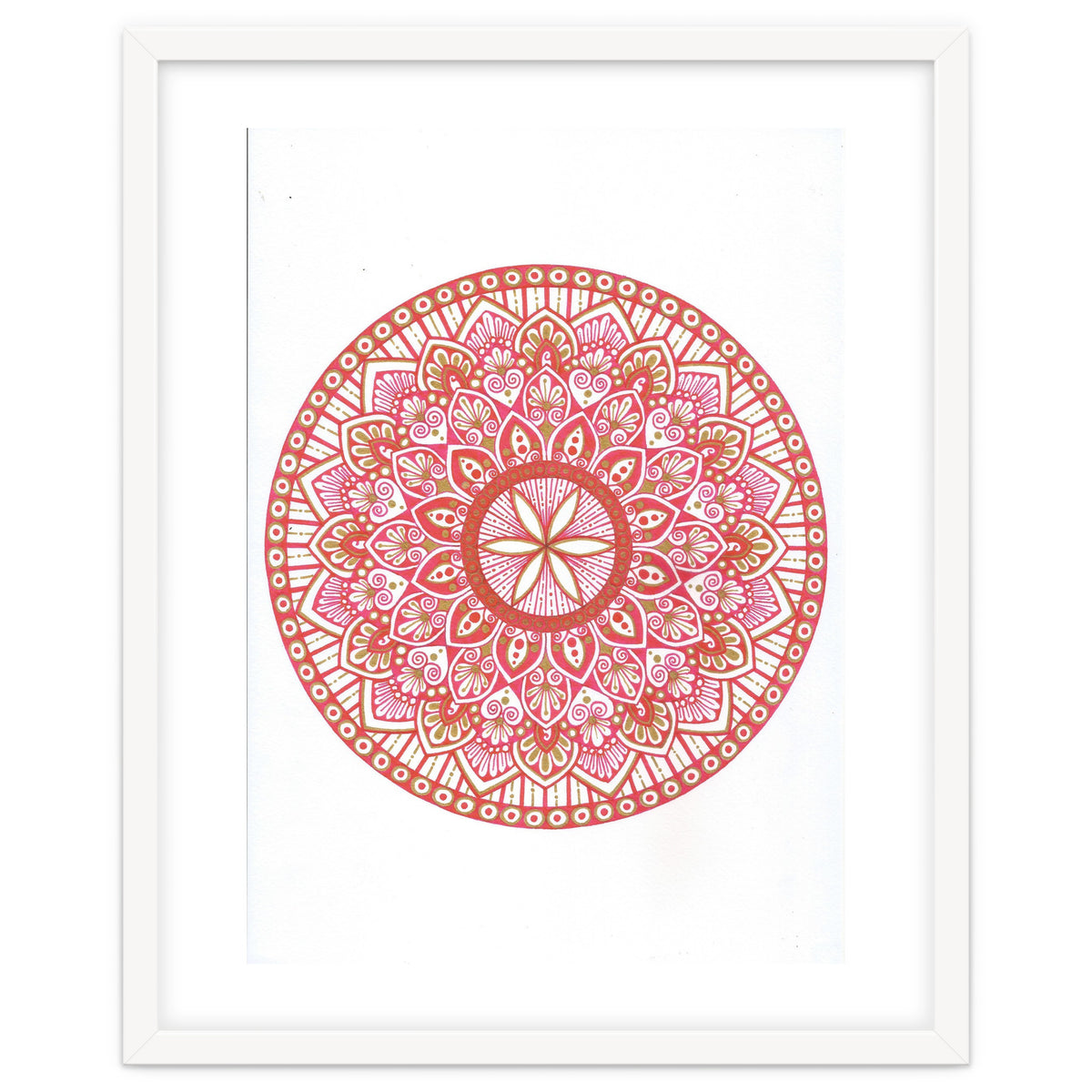 Red & Gold Mandala