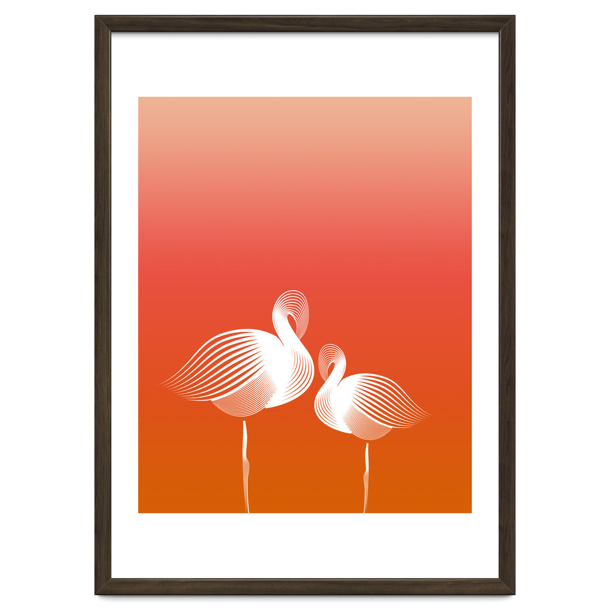 Meditating Flamingos