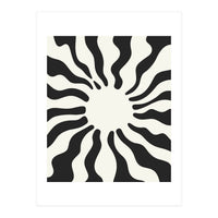 Wavy Retro Sun (Print Only)