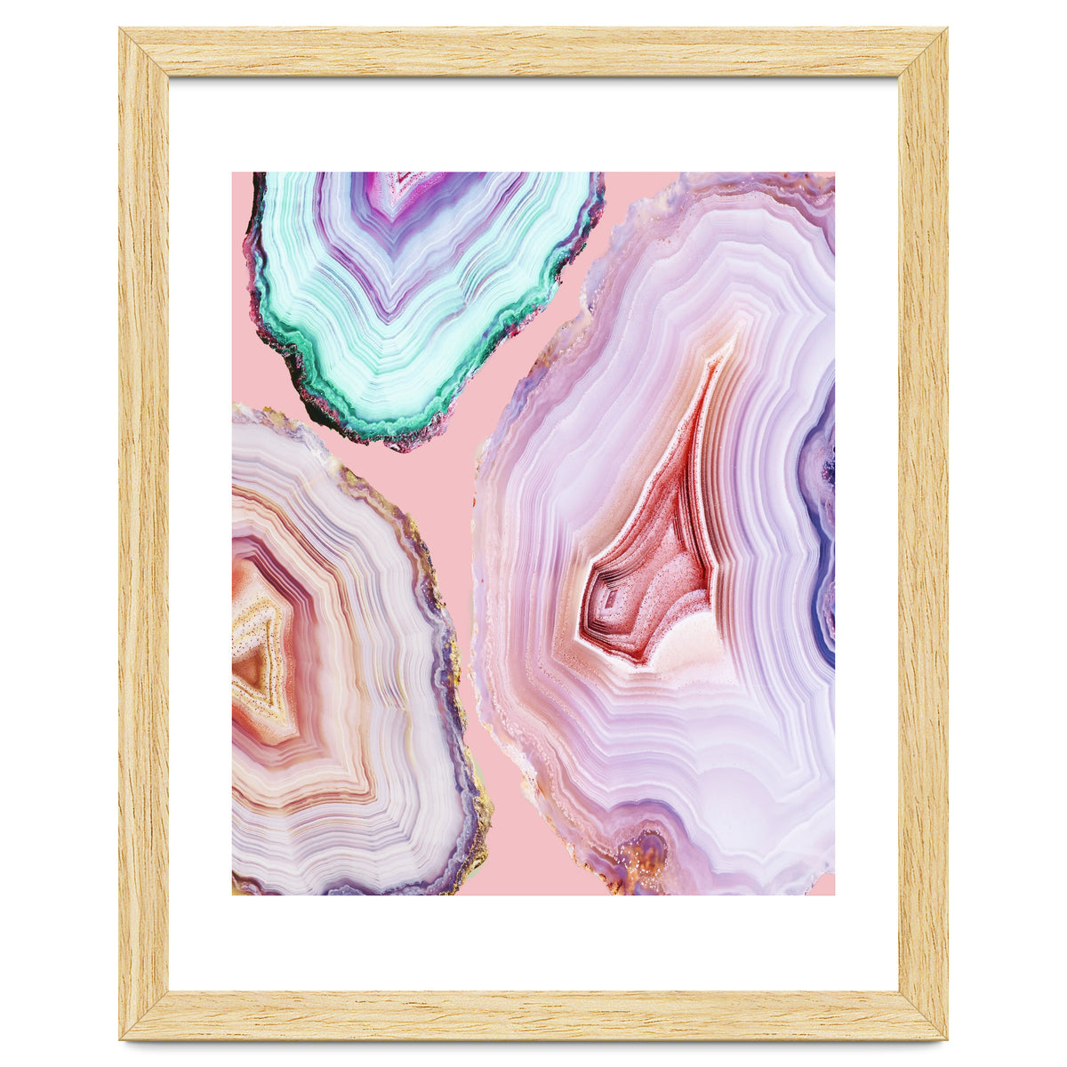 Mineral Agates #Glam collection