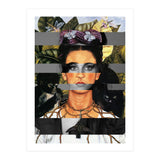 Frida's Self Portrait With Thorn Necklace & Amy Winehouse (Print Only) thumbnail