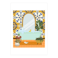 Moroccan Style Bathroom (Print Only)