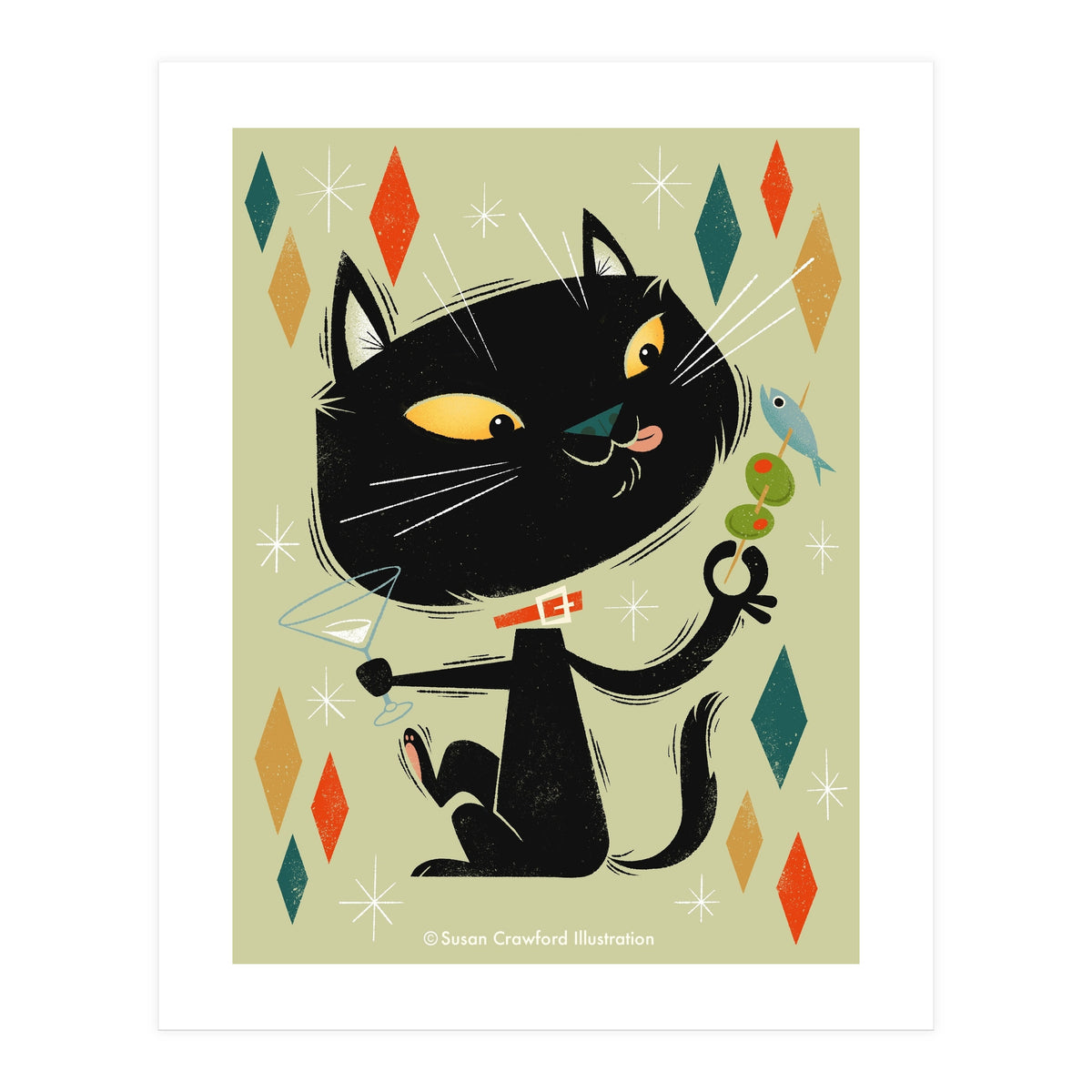 Cat A Tonic Black (Print Only)