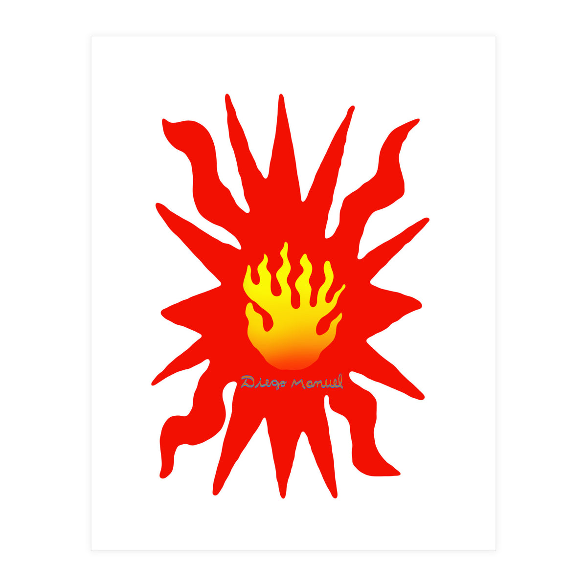 Fuego 37 Copia (Print Only)