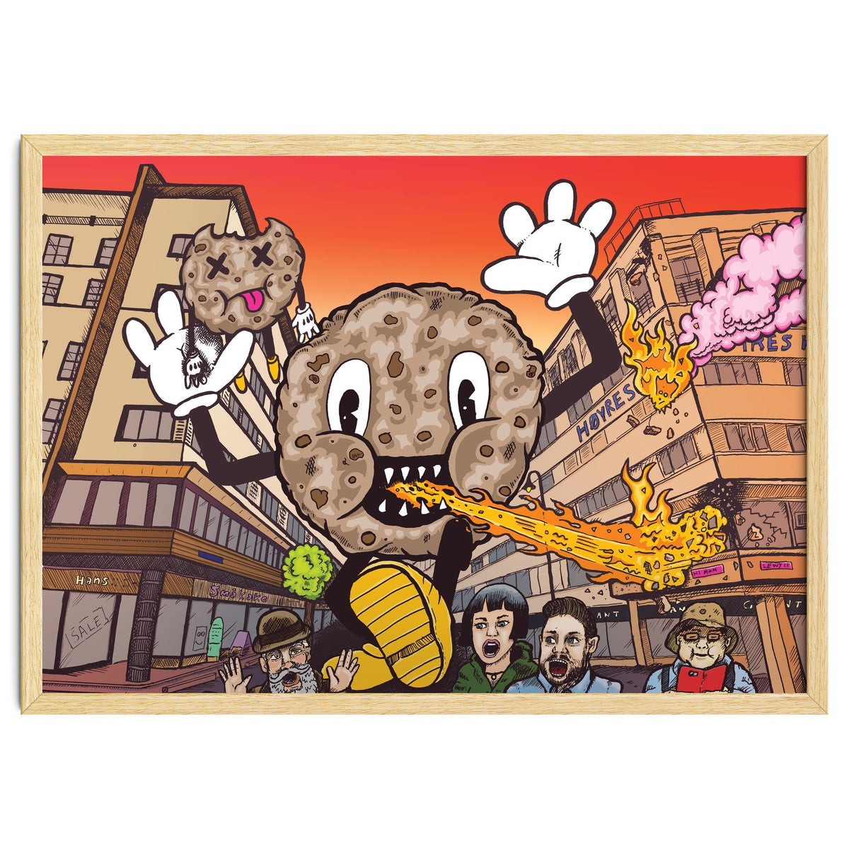 Cookie Monster 12.3% ABV Bourbon Barrel Aged Coconut Chocolate Chip Stout - Amundsen Brewery