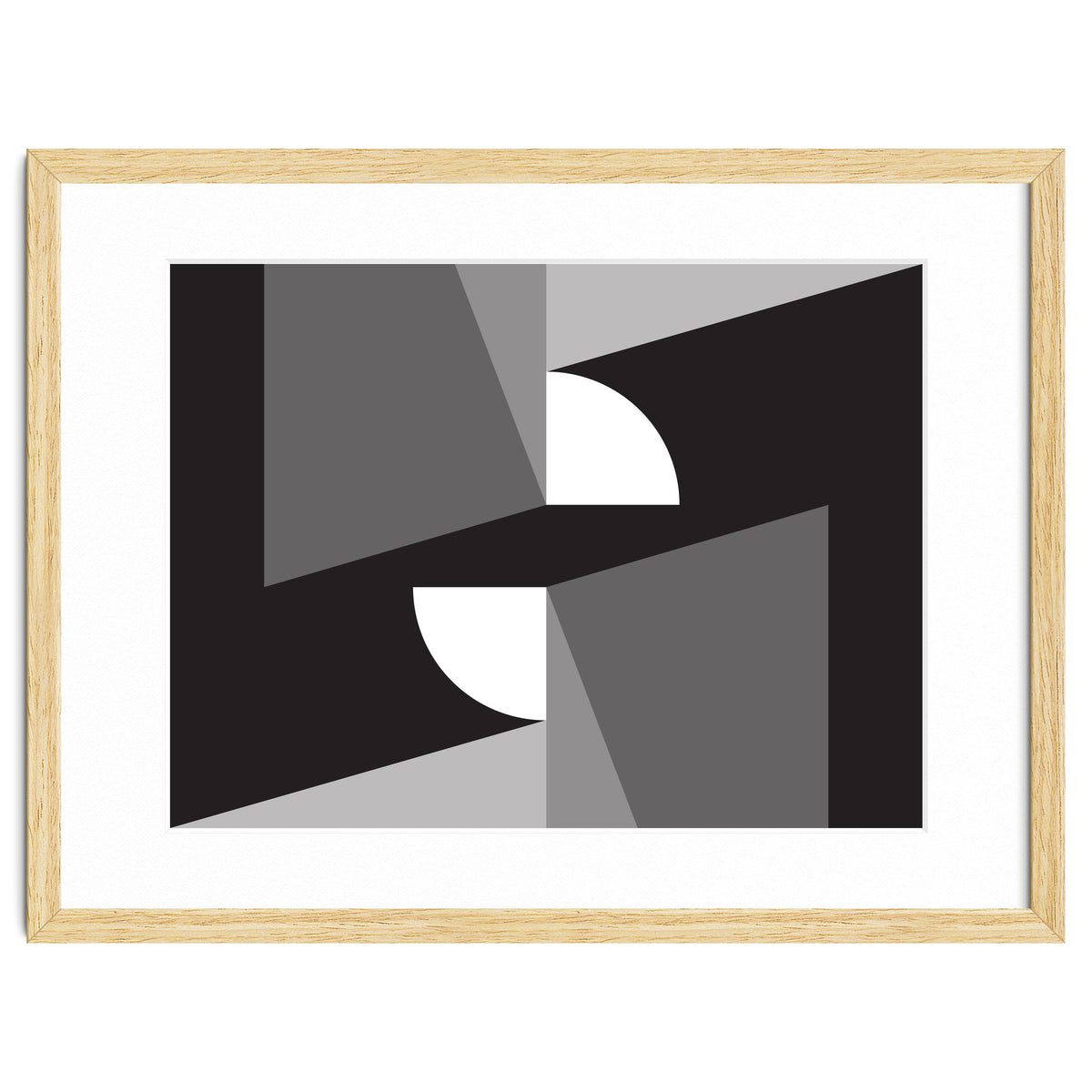 Geometric Shapes No. 11 - monochrome