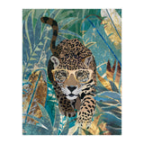 Jaguar in the gold and green tropical jungle (Print Only) thumbnail