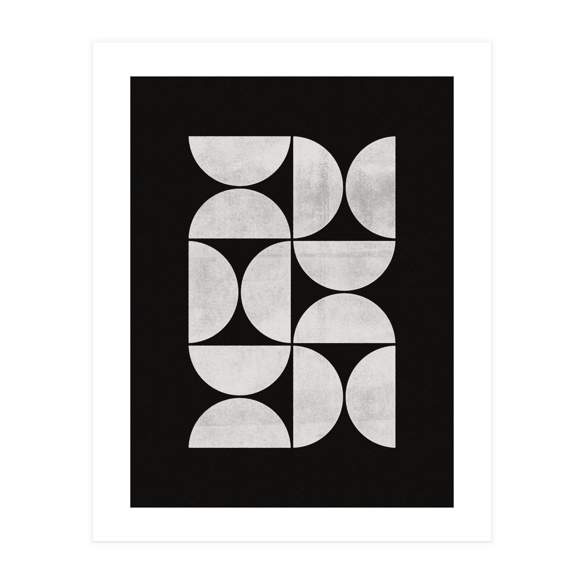 Mid-Century Modern No.31 - Woodblock Print (Print Only)