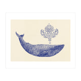 Damask Whale (Print Only) thumbnail