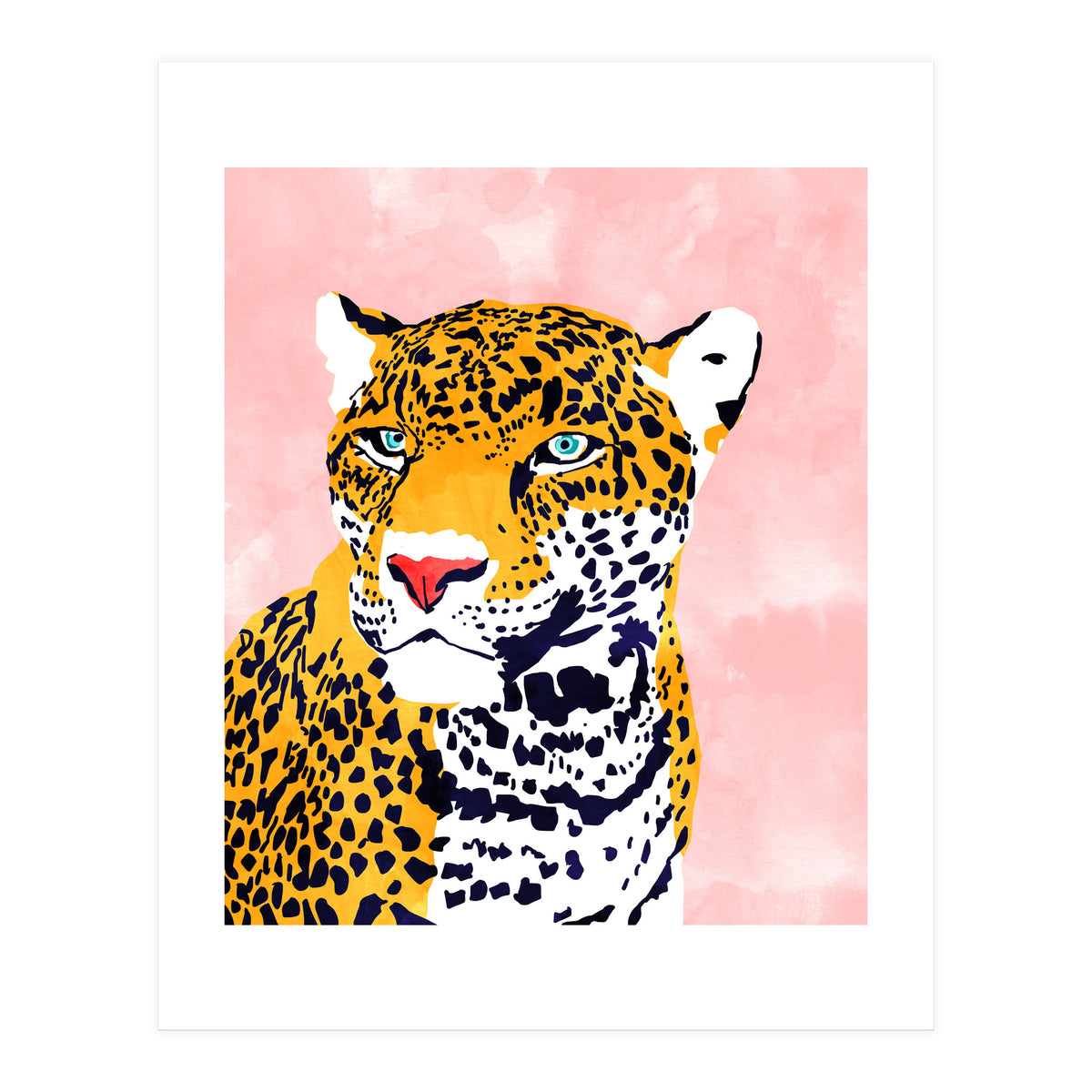 The Leopard Portrait (Print Only)
