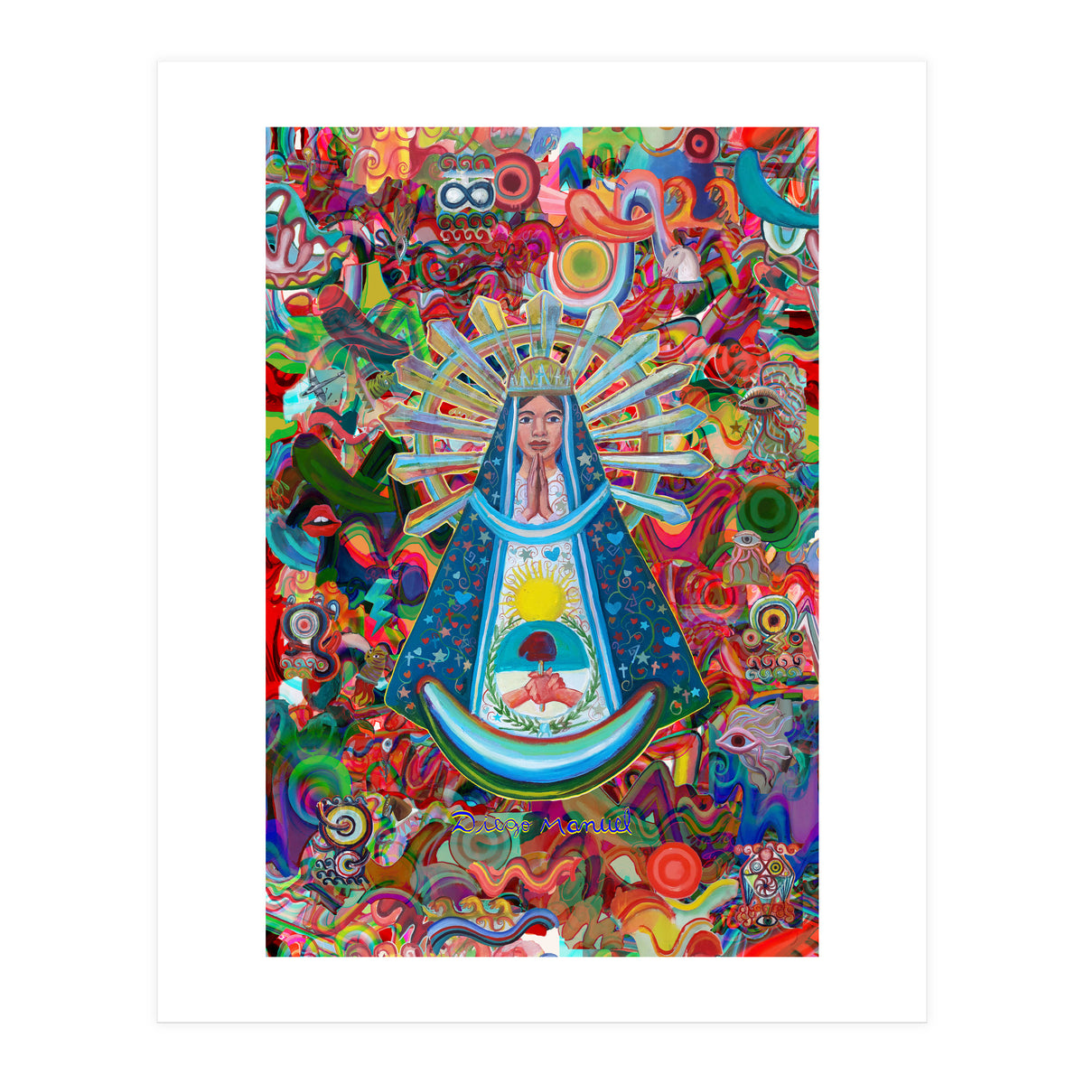 Virgen Y Graffiti 28 (Print Only)