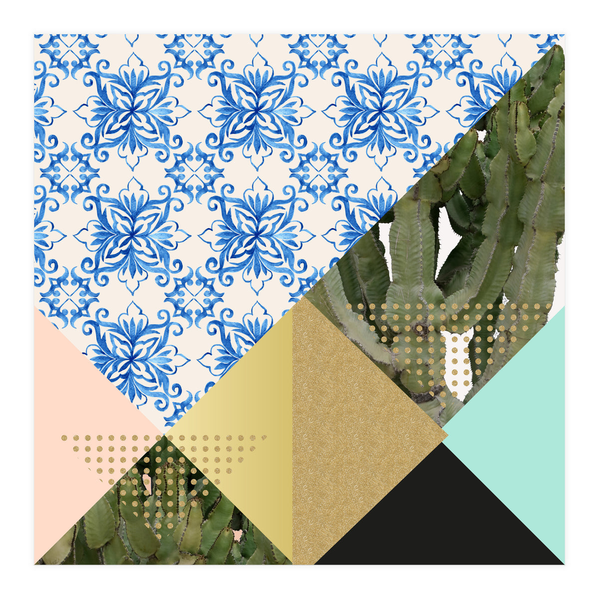 Geometric shapes of patterns and nature I  (Print Only)