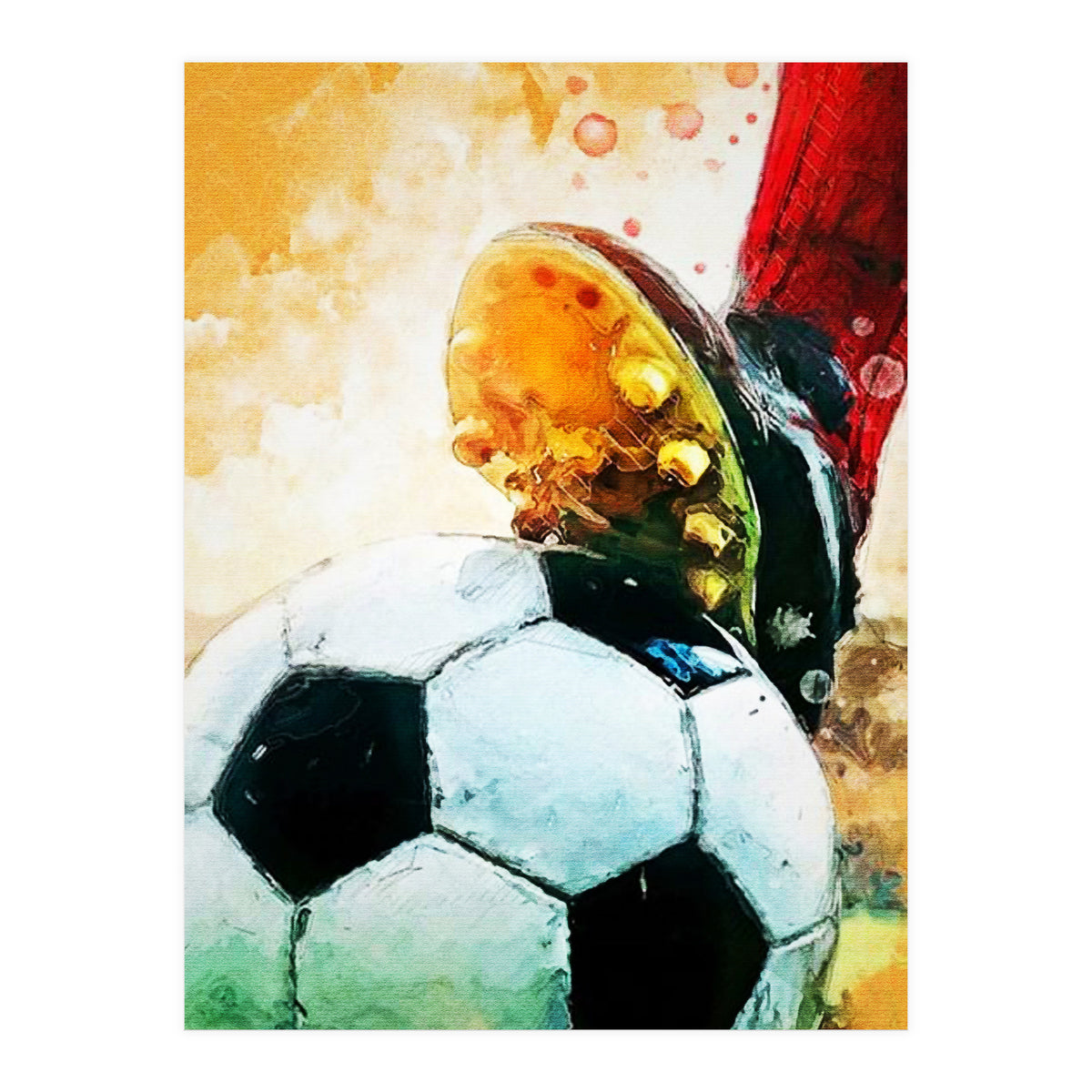 Soccer Player (Print Only)
