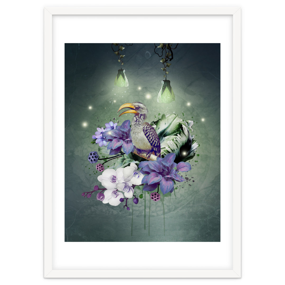 Floral Magic Hornbill