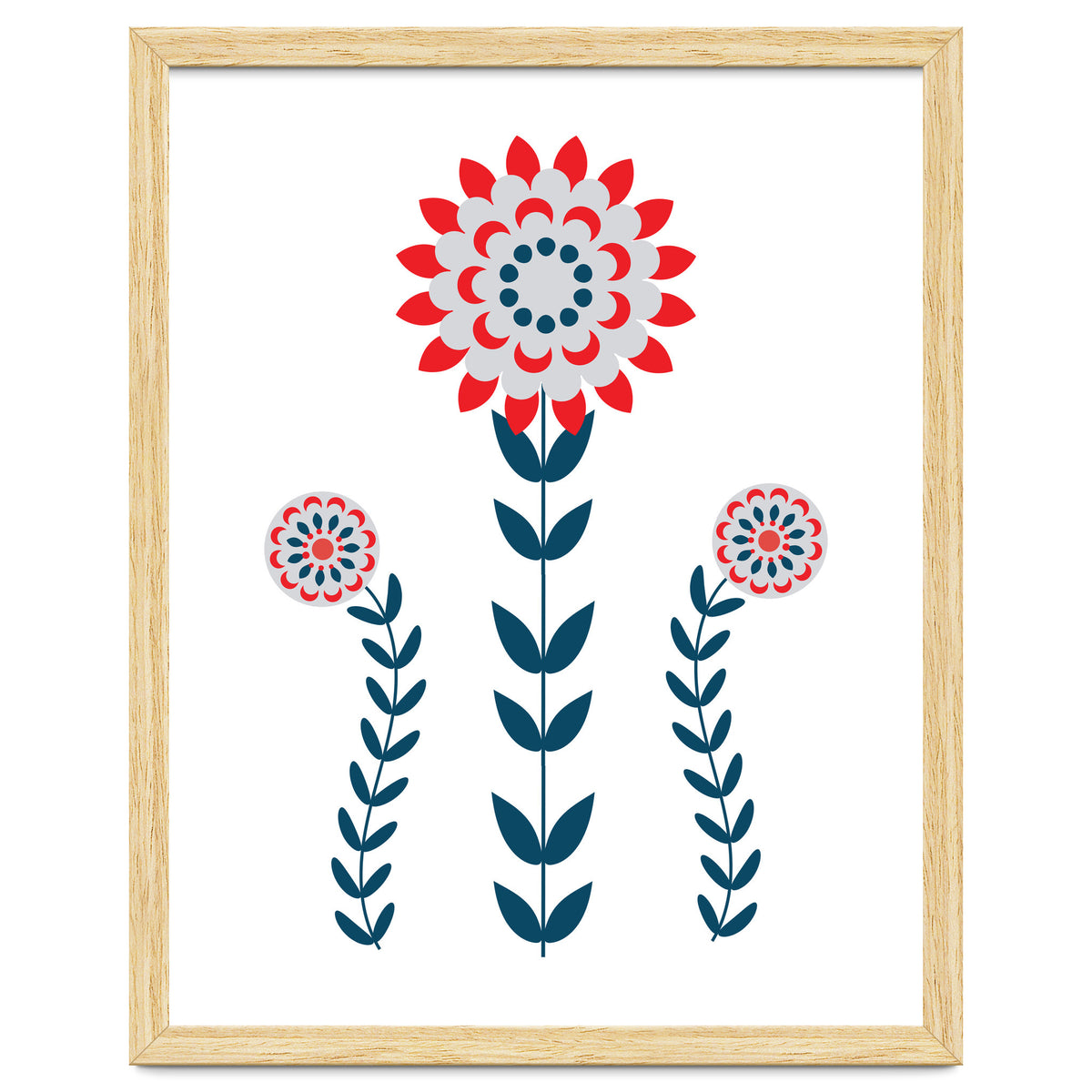 Scandi Folk Flowers