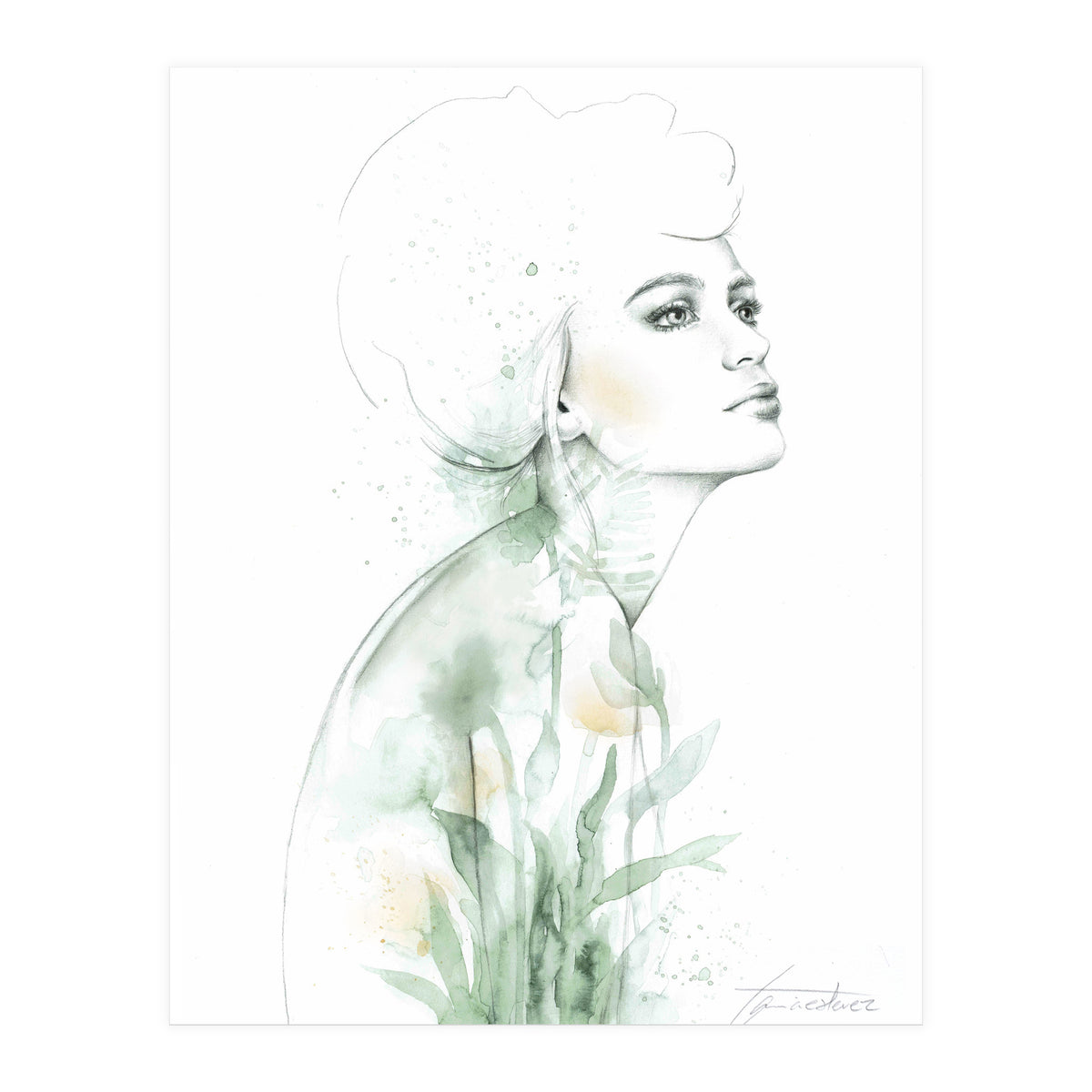 Volatile Flowers I (Print Only)