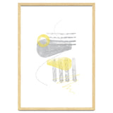 Watercolor Shapes No. 3 | Illuminating Yellow & Ultimate Grey thumbnail