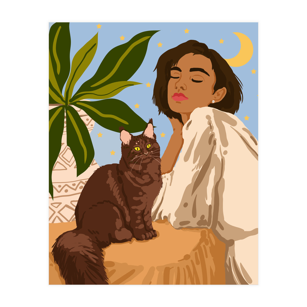 Proud Cat Mama (Print Only)