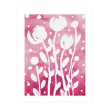 Abstract Flowers Pink (Print Only) thumbnail