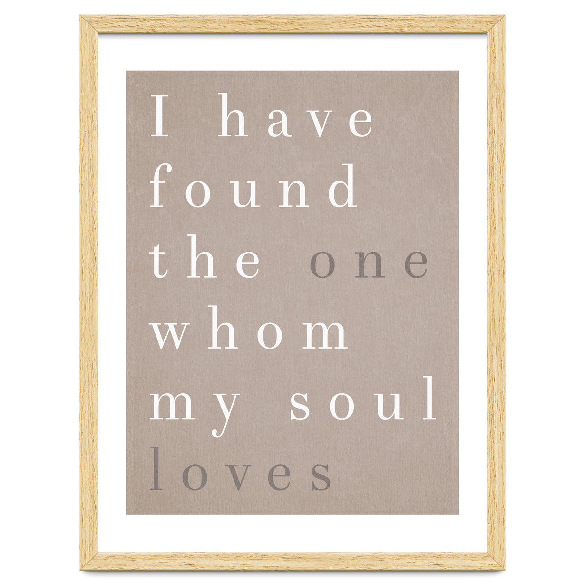 The One My Soul Loves