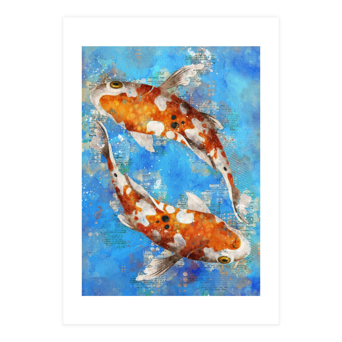 Koi Fishes (Print Only)