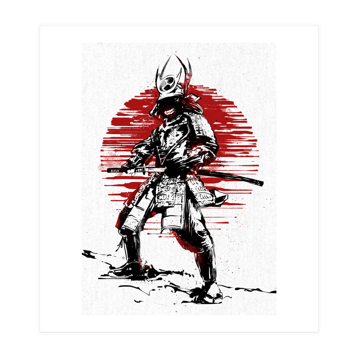 Red Sun Samurai (Print Only)