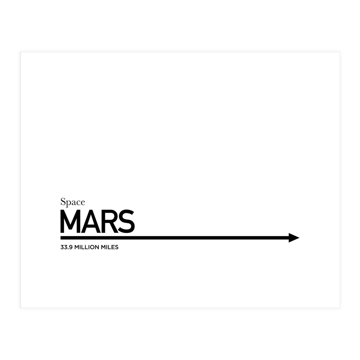 TO MARS (Print Only)