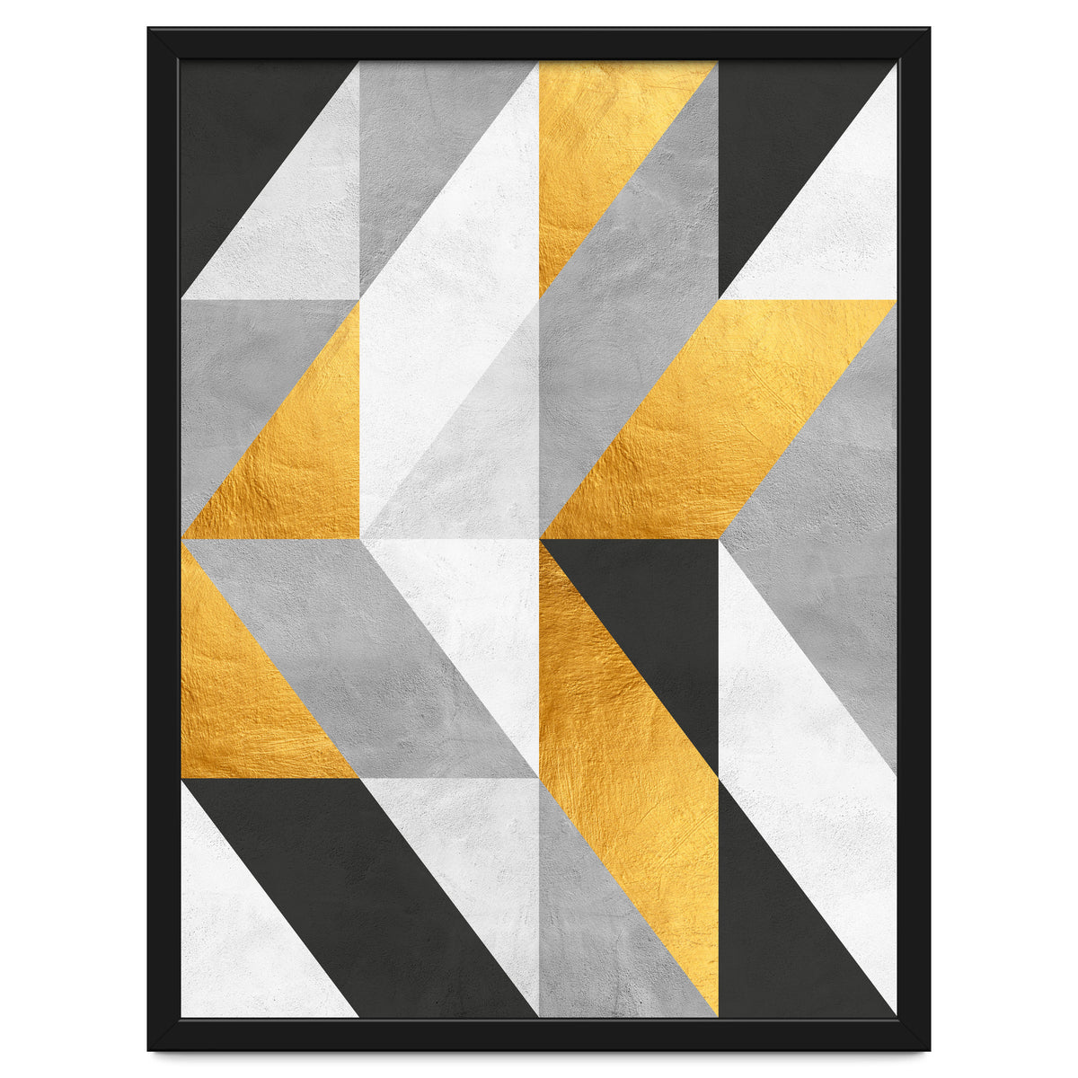 Gray and Gold Composition I