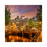 AMSTERDAM Idyllic impression from Singel  (Print Only) thumbnail