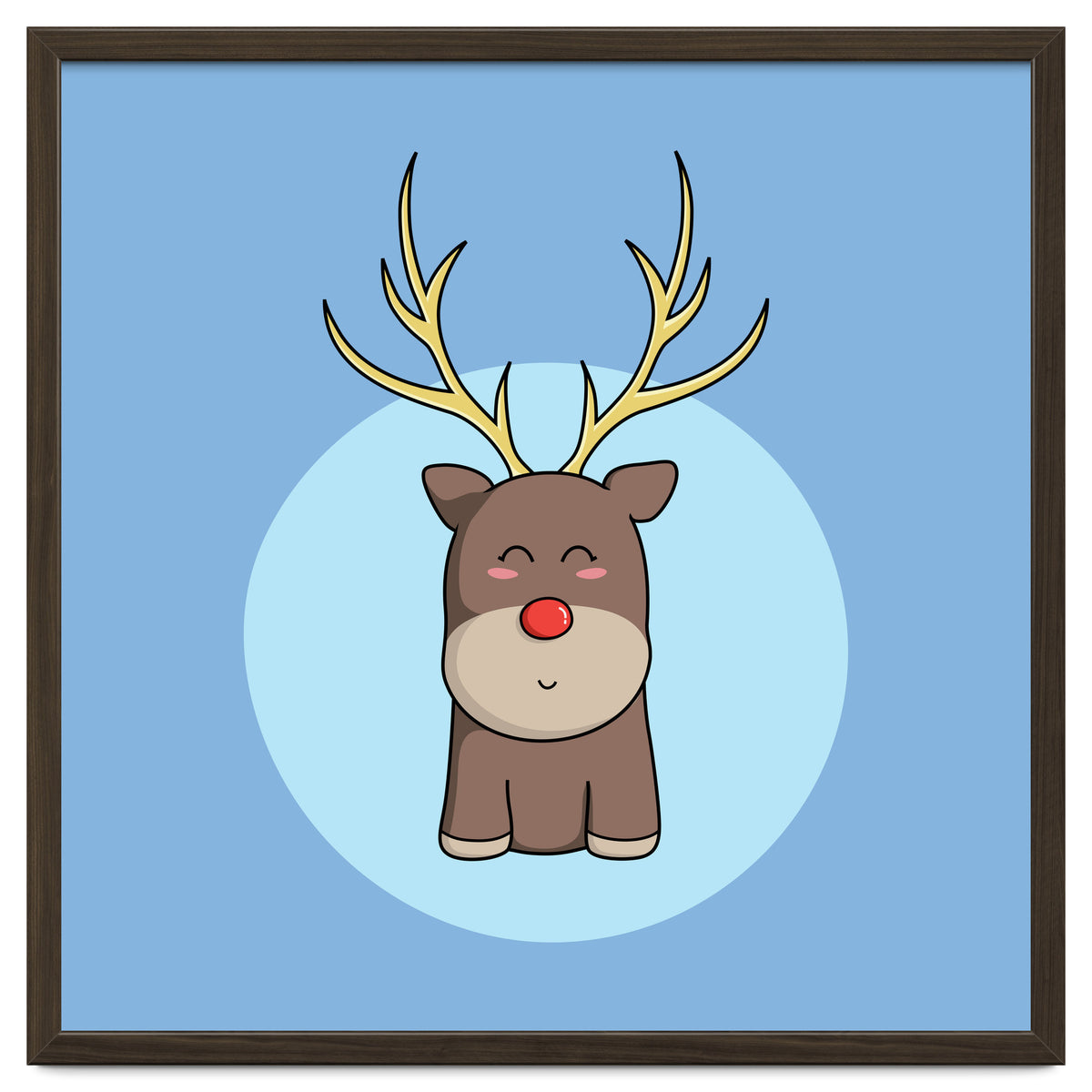 Kawaii Cute Christmas Reindeer