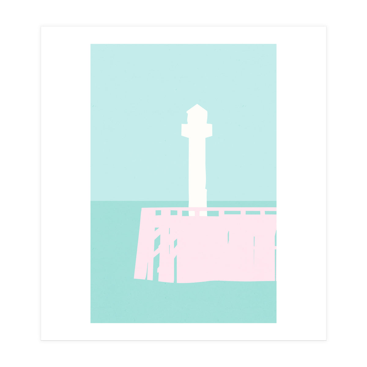 Minimal Pier - Turquoise Coast (Print Only)