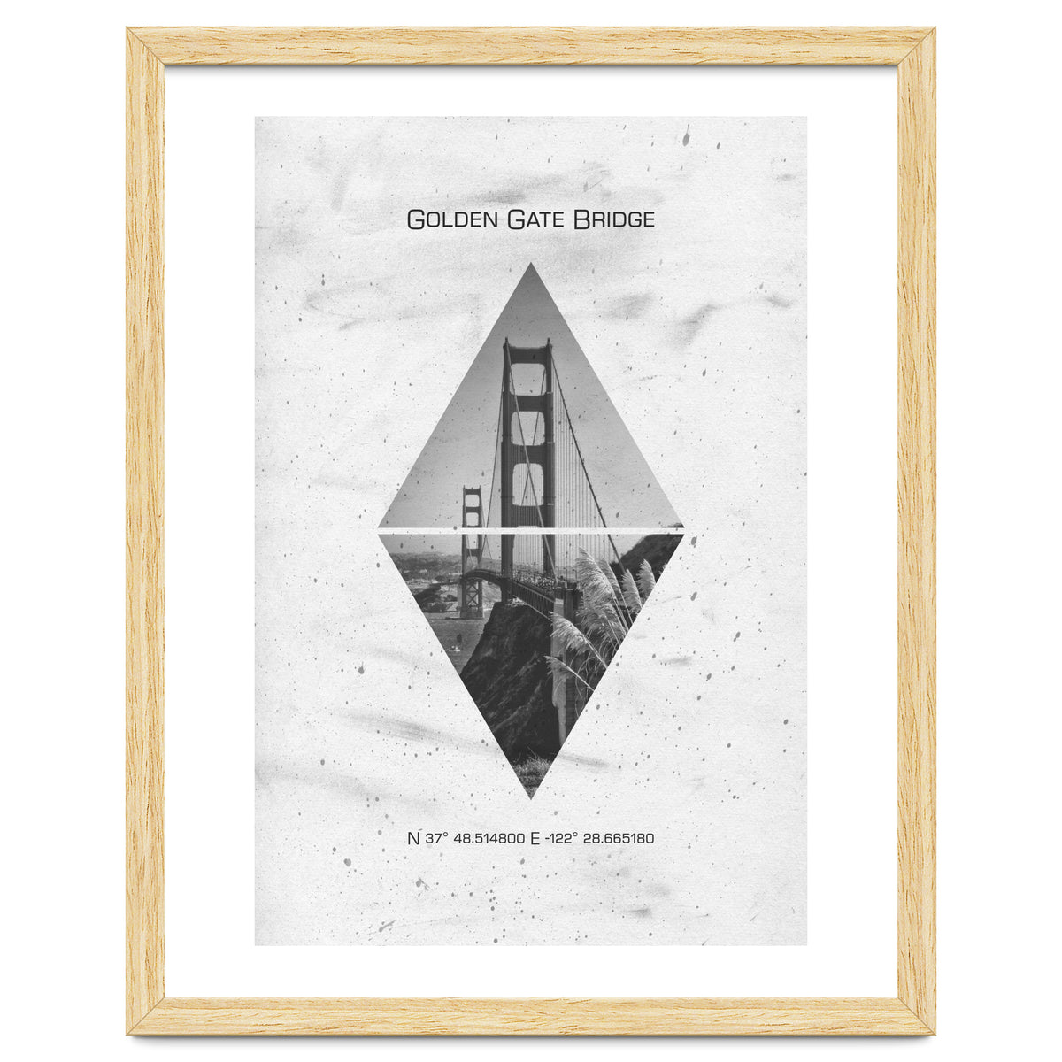 Coordinates SAN FRANCISCO Golden Gate Bridge