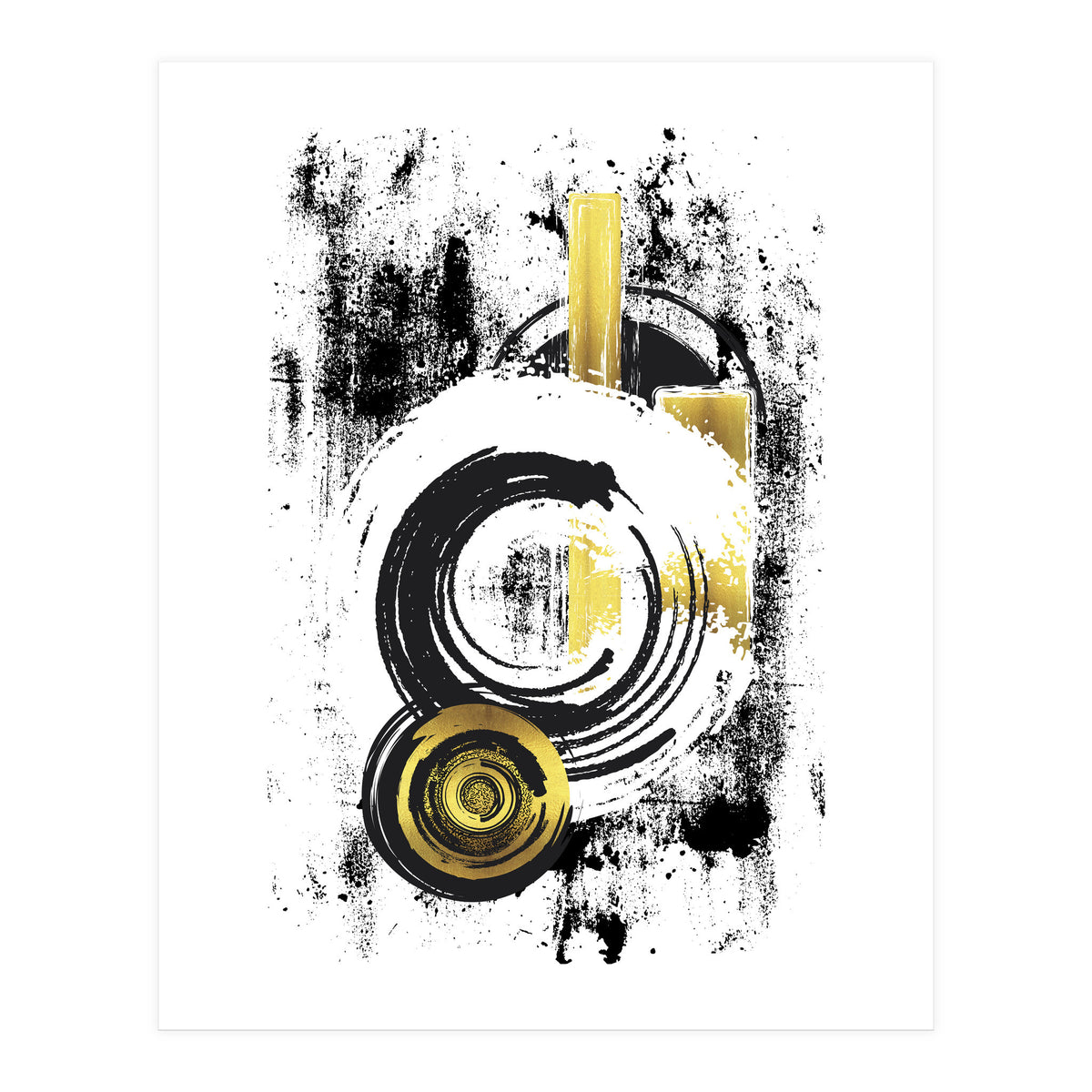 ABSTRACT ART Dynamic shapes (Print Only)