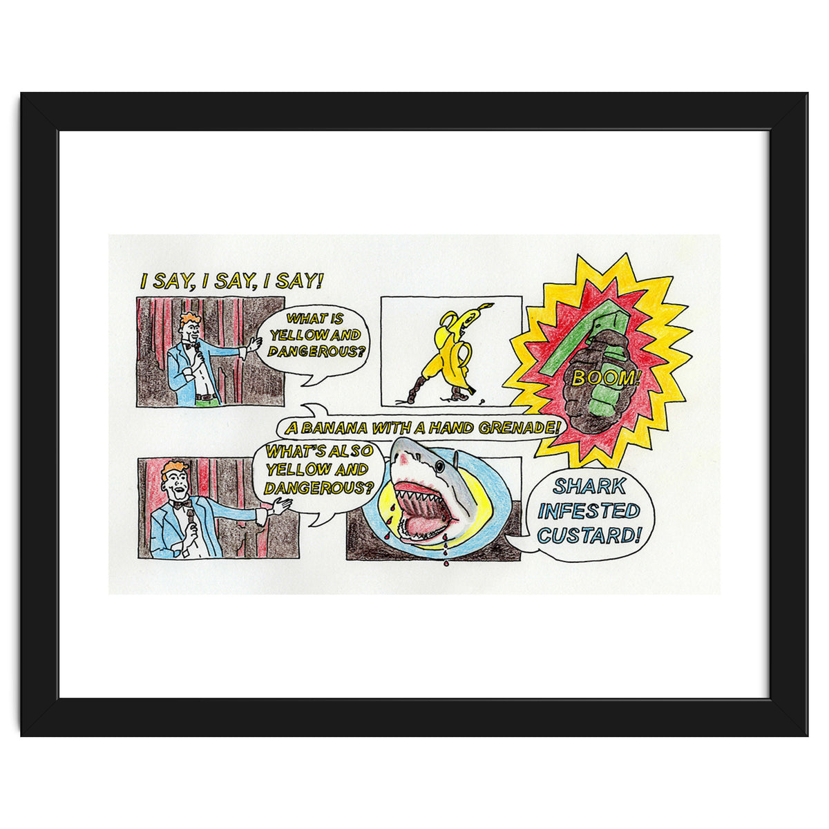 Yellow And Dangerous Joke