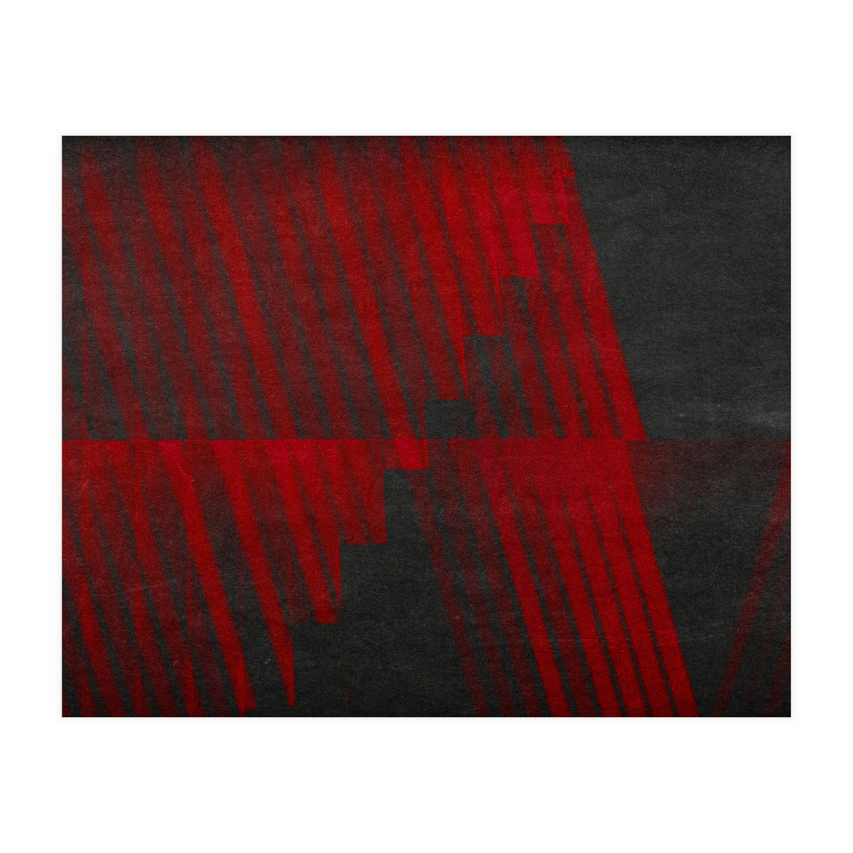 Rojo Y Gris 3 (Print Only)