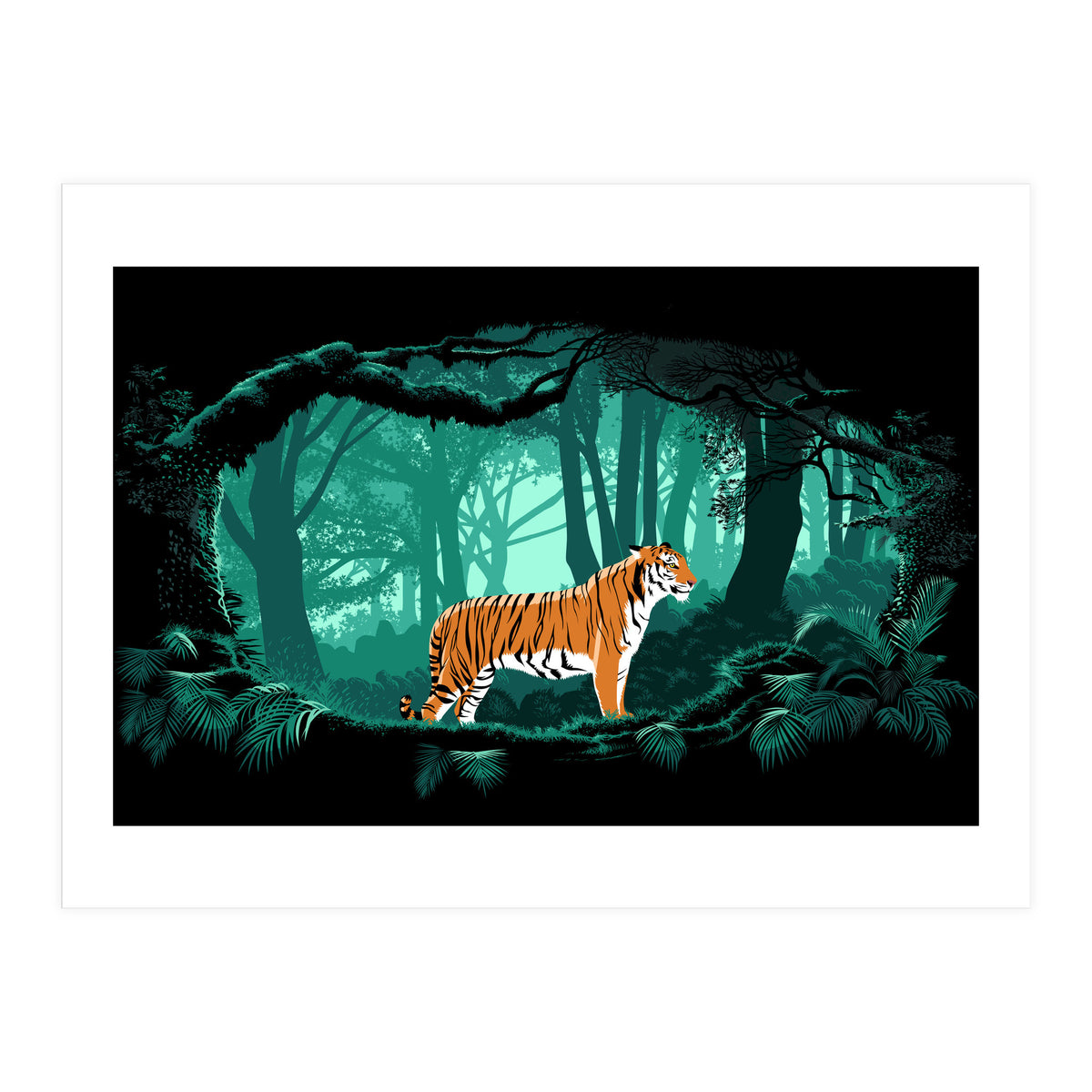 Jungle Tiger (Print Only)