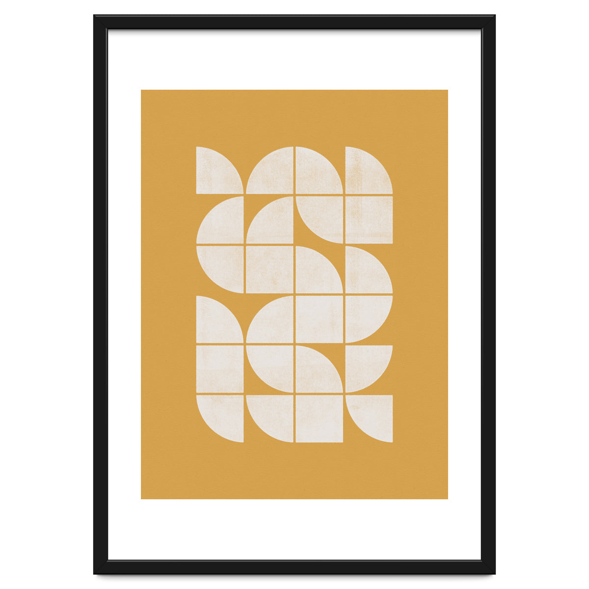 Mid-Century Modern No.26 - Woodblock Print