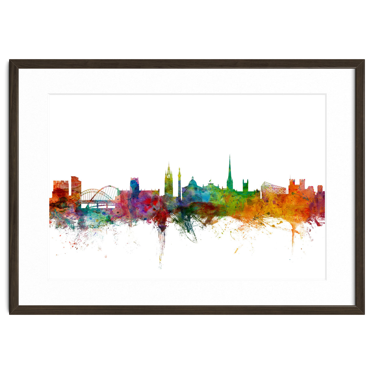 Newcastle England Skyline