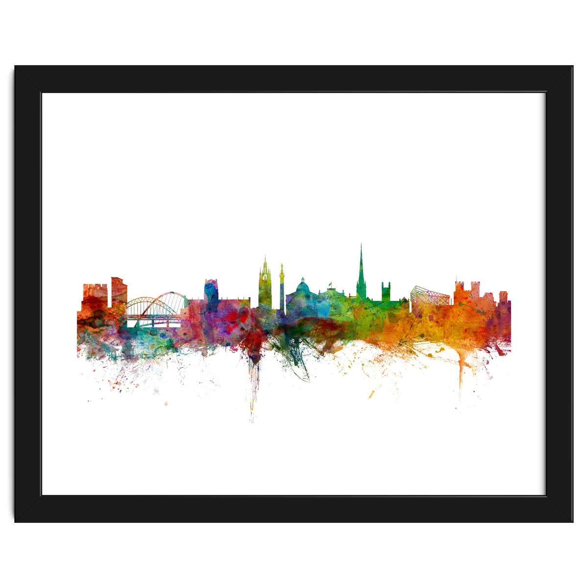 Newcastle England Skyline