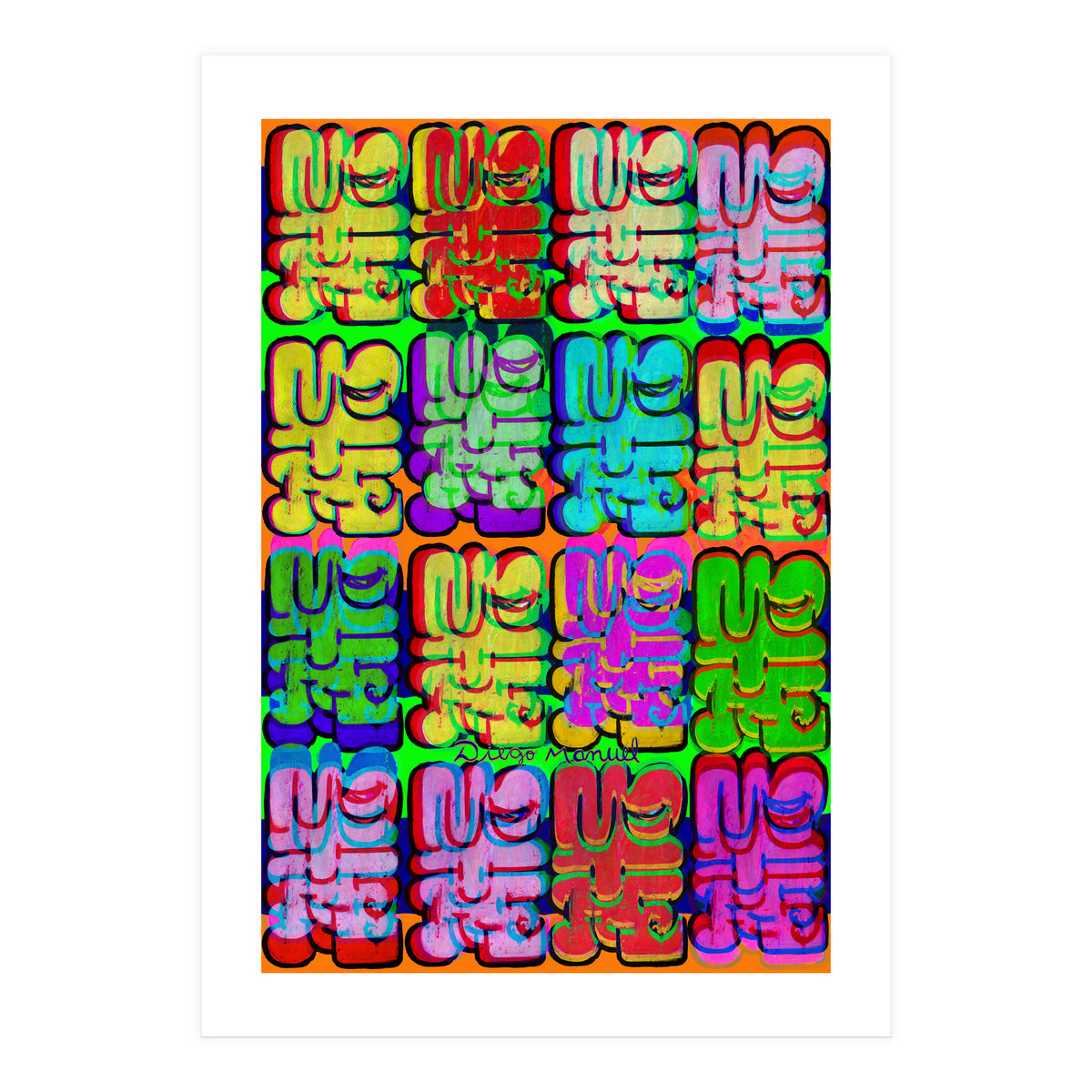 Graffitis 2021 Tapiz 120 (Print Only)