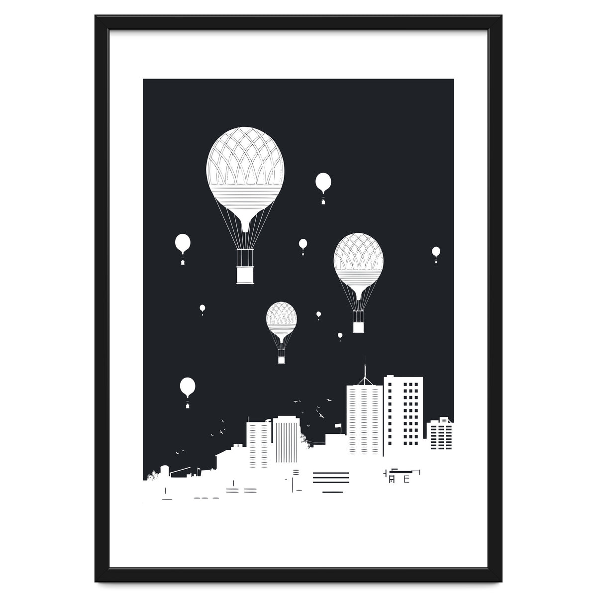 Balloons And The City (dark version)